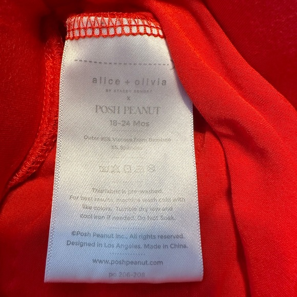 Posh Peanut Bloomers with ruffles, pink & red, 18-24 months - Picture 3 of 4